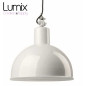 Suspension émaillée blanche style industriel 350 mm de diamètre - Gics réédition Suspension émaillée blanche style industriel 350 mm de diamètre - Gics réédition