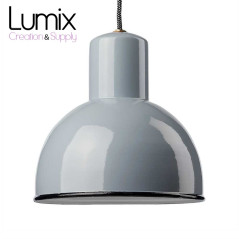 Suspension émaillée style industriel 250 mm de diamètre - Gics réédition