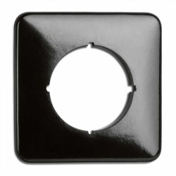 Plaque carrée simple bakélite pour variateur, tv, rj45 teléphonie ou enceintes