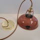 Pendant light Coolicon® Original Terracotta émaillée diamètre 23 cm - douille et rosace métal