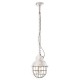 Pendant light Rétro industrielle cage métal peinture style vintage - Diam 26 cm