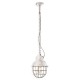 Pendant light Rétro industrielle cage métal peinture style vintage - Diam 26 cm