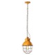 Pendant light Rétro industrielle cage métal peinture style vintage - Diam 26 cm