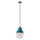 Pendant light Rétro industrielle cage métal peinture style vintage - Diam 26 cm