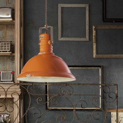 Pendant light Rétro industrielle métal peinture style vintage