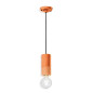 Suspension cylindre céramique 18 cm en porte douille E27