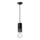 Pendant light cylindre céramique 18 cm en porte douille E27