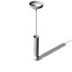 Pendant light cylindre céramique 18 cm en porte douille E27