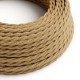 gedrehtes Textilkabel 3 x 0,75 Jute