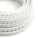 câble textile torsadé 3 x 0,75 Blanc