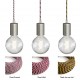 Pendant light multiple Octopus 7 - Porte-douille métal avec douille E27 bakélite