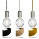 Pendant light multiple Octopus 7 - Porte-douille métal avec douille E27 bakélite