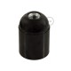 Smooth E27 socket in black bakelite