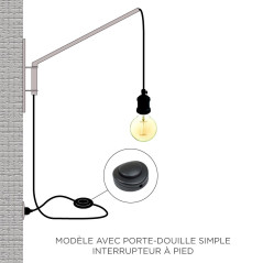 Lampe potence version inter pied
