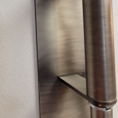 Lampe potence en métal galvanisé