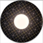 Applique métal gamme HELIOS de la série Japan - Disque Alu imprimé d'un Motif traditionnel japonais - Shippô