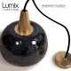 Ceramic suspension Starlight black or white brass finish