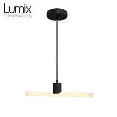 Suspension simple pour tube LED S14d - Sur-mesure