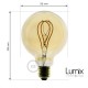 PRIVÉE : Pendant light multiple 3 lampes - Douilles longues en métal et câble textile