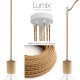 PRIVATE - Octopus 7 Beech Wood Socket Multiple Pendant light