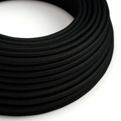 Câble noir effet soie
