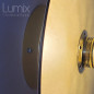 Applique HELIOS murale ou en plafonnier disque composite aluminium 3mm brossé or 30 cm ou 22 cm Applique HELIOS murale ou en plafonnier disque composite aluminium 3mm brossé or 30 cm ou 22 cm