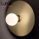 HELIOS copper or gold metal disk wall or ceiling light 30 cm or 22 cm