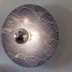 Metal Applique Helios range from Japan series - Alu disc printed from a traditional Japanese pattern - Seigaiha