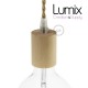 Privée : Lampe double à supendre LB1idoubleV2 - câble jute douille bois