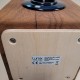 Solid oak power strip - 3 bakelite sockets available - Red textile cable