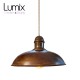 Pendant lamp with rust effect for outdoor use in IP65