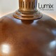 Pendant lamp with rust effect for outdoor use in IP65