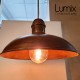 Pendant lamp with rust effect for outdoor use in IP65