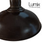 Suspension Rock style vintage métal effet rouille pour l'extérieur en IP65