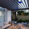 Guirlande pour l'extérieur ou l'intérieur - kit 7,5 m de câble textile noir - 5 lampes
