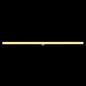 Ampoule tube effet porcelaine à filament LED S14d - longueur 1000  mm
