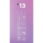 Ampoule tube effet porcelaine à filament LED S14d - longueur 1000  mm