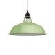 Pendant light Harbour compléte diam 38 cm émaillé - Vert prairie