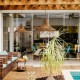 Pendant light E27 - IP65 for outdoor BALI strips of varnished rattan