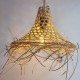Pendant light E27 - IP65 pour l'extérieur BALI bandes de rotin vernis