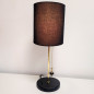 Lampe à poser ÉLISE1 noir et dorée laiton - douille E27 Lampe à poser ÉLISE1 noir et dorée laiton - douille E27