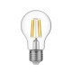 Transparent LED bulb Drop A60 4W 470Lm E27 2700K