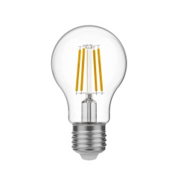 Transparent LED bulb Drop A60 4W 470Lm E27 2700K