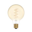 LED LED LED LED Light Bulb Carbon Line mit Globe Spiral Filament G95 4W 250Lm E27 1800K Dimmbar -