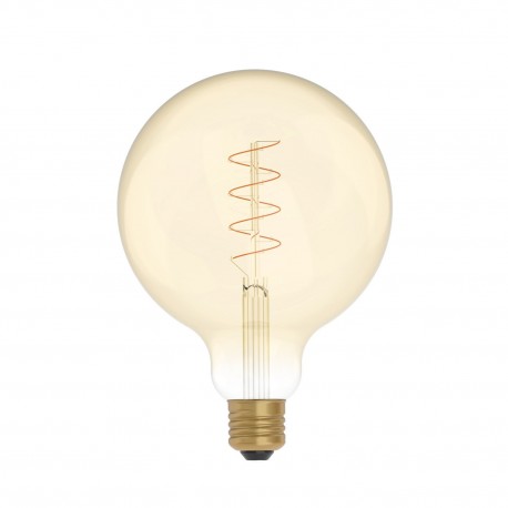 LED LED Light Bulb Carbon Line with Globe spiral filament G125 4W 250Lm E27 1800K Dimmable