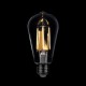 Transparente LED Lampe Edison ST64 7W 806Lm E27 3500K Dimmbar