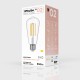 Ampoule Dorée LED Carbon Line avec filament en spirale Edison ST64 4W 250Lm E27 1800K Dimmable