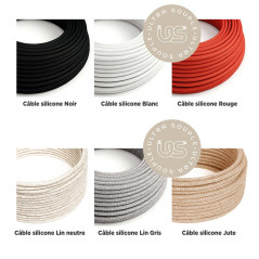 Luste Suspension araignée Octopus 11 lampes E27 - câble silicone ULTRA souple