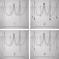 Suspensions multiple - Finitions métal