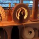 Lampe Flammes exposée dans notre showroom Lumix